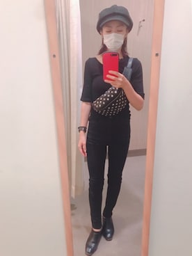 「アイテム（キャスケット）」を使った、Mindy♡さん（レディース・148cm・30代）の秋コーディネート