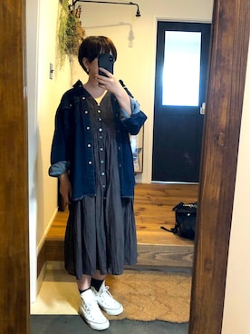 「JOURNAL STANDARD relume（ジャーナルスタンダード　レリューム）のアイテム（ワンピース/ドレス）」を使った、aoiさん（レディース・159cm）の春コーディネート