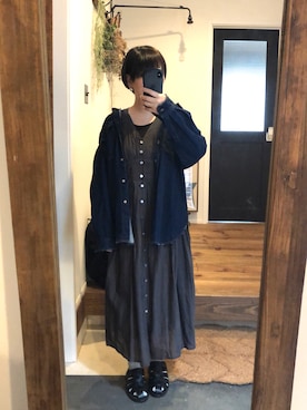 「JOURNAL STANDARD relume（ジャーナルスタンダード　レリューム）のアイテム（ワンピース/ドレス）」を使った、aoiさん（レディース・159cm）の春コーディネート