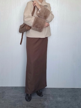 「libelle more（リベル モア）のアイテム」を使った、Chisato  さん（レディース・158cm）の冬コーディネート