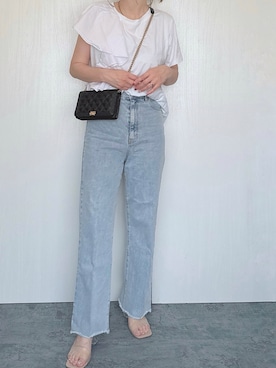 「LIWLE（リウル）のアイテム」を使った、Chisato  さん（レディース・158cm）の夏コーディネート