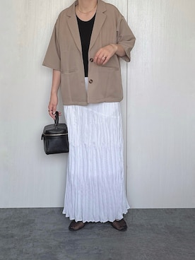 「lesperance（レスぺランス）のアイテム」を使った、Chisato  さん（レディース・158cm）の夏コーディネート