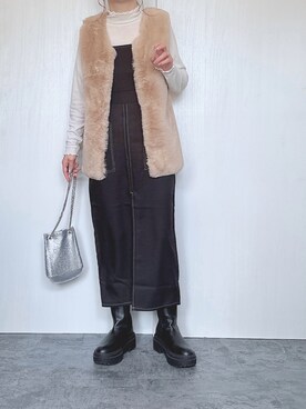 Chisato さん(レディース・158cm)の冬コーディネート