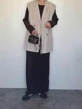 「lesperance（レスぺランス）のアイテム」を使った、Chisato  さん（レディース・158cm）の秋コーディネート