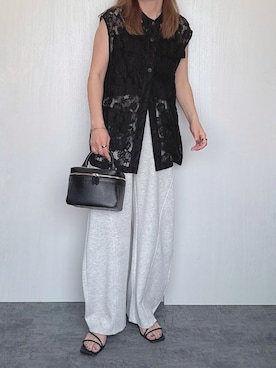 「lesperance（レスぺランス）のアイテム」を使った、Chisato  さん（レディース・158cm）の夏コーディネート