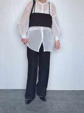 「 hellam（へラム）のアイテム」を使った、Chisato  さん（レディース・158cm）の秋コーディネート