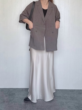 「Aunely（オーネリー）のアイテム」を使った、Chisato  さん（レディース・158cm）の春コーディネート