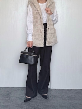 「libelle more（リベル モア）のアイテム」を使った、Chisato  さん（レディース・158cm）の秋コーディネート