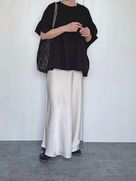 「Bonjour Sagan（ボンジュールサガン）のアイテム」を使った、Chisato  さん（レディース・158cm）の春コーディネート