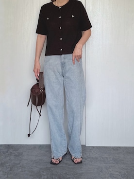 「GeeRA（ジーラ）のアイテム」を使った、Chisato  さん（レディース・158cm）の夏コーディネート