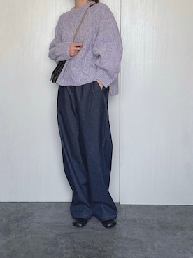 「GeeRA（ジーラ）のアイテム」を使った、Chisato  さん（レディース・158cm）の冬コーディネート