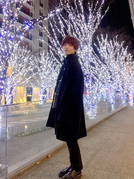 馬渕悠聖さん（メンズ・169cm）の冬コーディネート