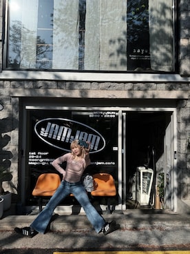 「6IXTY8IGHTのアイテム」を使った、Joyce さん（レディース・163cm）の春コーディネート