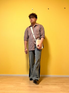 「Lui's（ルイス）のアイテム（バッグ）」を使った、SuZuAさん（メンズ・160cm）の夏コーディネート