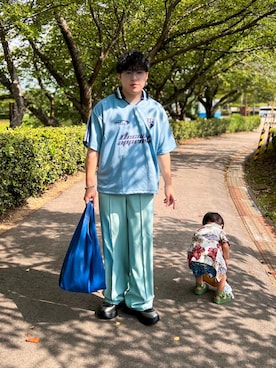 「LEPSIM（レプシィム）のアイテム」を使った、SuZuAさん（メンズ・160cm）の夏コーディネート