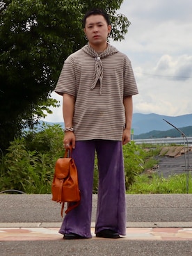 SuZuAさん（メンズ・160cm）の夏コーディネート
