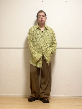 「seyto（セイト）のアイテム」を使った、SuZuAさん（メンズ・160cm）の秋コーディネート