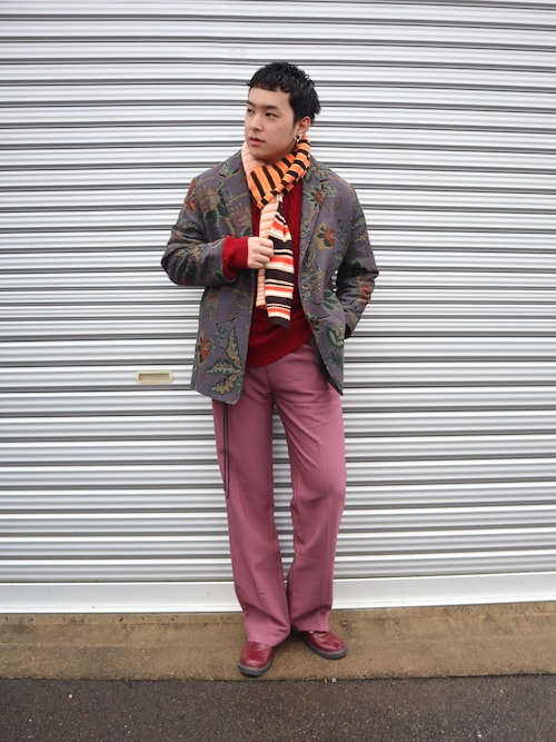kastane ボタニカル柄ジャガードジャケット パンツ セットアップ item 