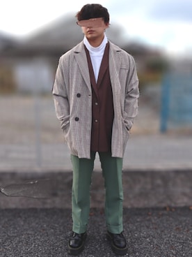 「shiyoh」｜SuZuAさん（メンズ・160cm）の秋コーディネート