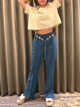 「RETRO GIRL（レトロガール）のアイテム」を使った、SuZuAさん（メンズ・160cm）の夏コーディネート