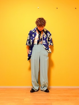 「LEPSIM（レプシィム）のアイテム」を使った、SuZuAさん（メンズ・160cm）の夏コーディネート