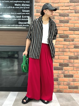 SuZuAさん（メンズ・160cm）の夏コーディネート