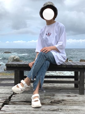 「KBF（ケイビーエフ）のアイテム」を使った、SuZuAさん（メンズ・160cm）の夏コーディネート