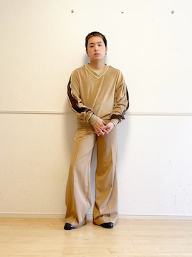 「HARUTA（ハルタ）のレディースHARUTA ハルタ LOAFER ローファー #4603 ジャマイカ(CM)（ローファー、ブラウン系）」を使った、SuZuAさん（メンズ・160cm）の秋コーディネート