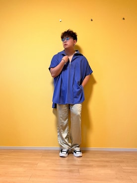 「LEPSIM（レプシィム）のアイテム」を使った、SuZuAさん（メンズ・160cm）の夏コーディネート