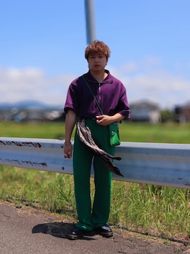 SuZuAさん(メンズ・160cm)の夏コーディネート