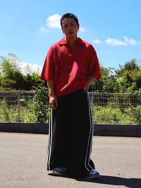 「WESTBOY（ウエストボーイ）のアイテム」を使った、SuZuAさん（メンズ・160cm）の夏コーディネート
