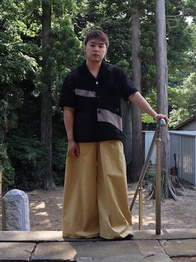 「seyto（セイト）のアイテム」を使った、SuZuAさん（メンズ・160cm）の夏コーディネート