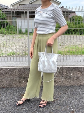 「mystic（ミスティック）のアイテム」を使った、SuZuAさん（メンズ・160cm）の夏コーディネート