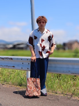 SuZuAさん（メンズ・160cm）の夏コーディネート