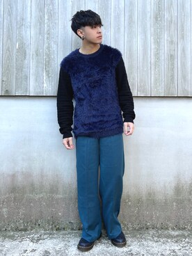 「kutir」｜SuZuAさん（メンズ・160cm）の冬コーディネート