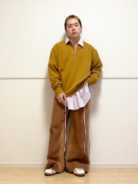「seyto（セイト）のアイテム」を使った、SuZuAさん（メンズ・160cm）の秋コーディネート