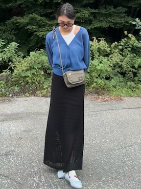 「PORTER（ポーター）のアイテム（バッグ）」を使った、Annjさん（レディース・150cm）の春コーディネート