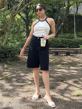 「RANDA（ランダ）のアイテム（シューズ）」を使った、Annjさん（レディース・150cm）の春コーディネート