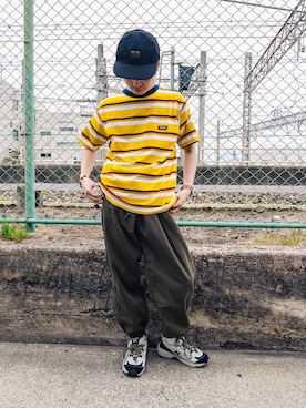 「AVIREX（アヴィレックス）のアイテム（キャップ）」を使った、hayatoさん（メンズ・170cm）の春コーディネート