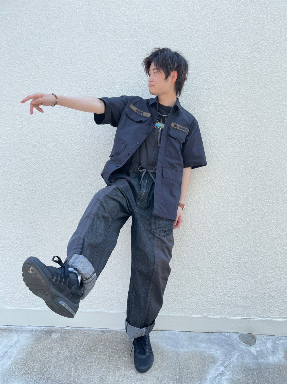 アビレックス オーバーオール 2XL ネイビー 6116121 AVIREX