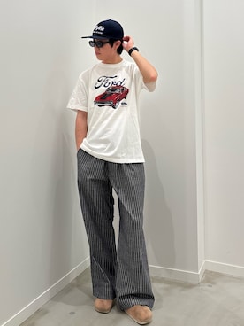 「GOOD ROCK SPEED（グッドロックスピード）のアイテム」を使った、クロリュウさん（メンズ・171cm）の夏コーディネート