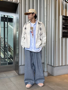 「FREDY&GLOSTER」｜クロリュウさん（メンズ・171cm）の春コーディネート