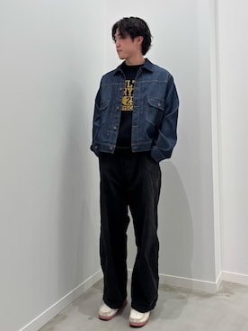 「GLOSTER（グロスター）のアイテム（ジャケット/アウター）」を使った、クロリュウさん（メンズ・171cm）の春コーディネート