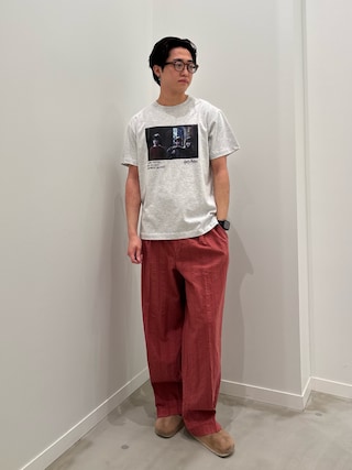 「GOOD ROCK SPEED(グッドロックスピード)の【GOOD ROCK SPEED × GLOSTER】別注 / HARRY POTTER / Tシャツ(Tシャツ/カットソー)」を使った、クロリュウさん(メンズ・171cm)の春コーディネート