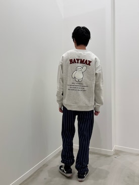 「Champion（チャンピオン）のアイテム（スウェットパンツ）」を使った、クロリュウさん（メンズ・171cm）の秋コーディネート