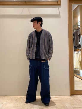 「ARMY TWILL（アーミーツイル）のアイテム（パンツ）」を使った、クロリュウさん（メンズ・171cm）の夏コーディネート