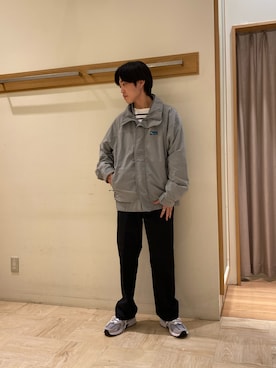 「アイテム（ナイロンジャケット）」を使った、クロリュウさん（メンズ・171cm・10代）の秋コーディネート