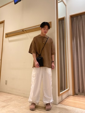 「GLOSTER（グロスター）のアイテム」を使った、クロリュウさん（メンズ・171cm）の春コーディネート