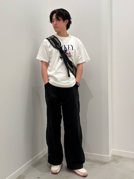 「UNIVERSAL OVERALL（ユニバーサルオーバーオール）のアイテム」を使った、クロリュウさん（メンズ・171cm）の春コーディネート