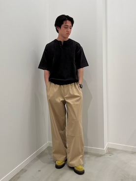 「GLOSTER（グロスター）のアイテム」を使った、クロリュウさん（メンズ・171cm）の春コーディネート